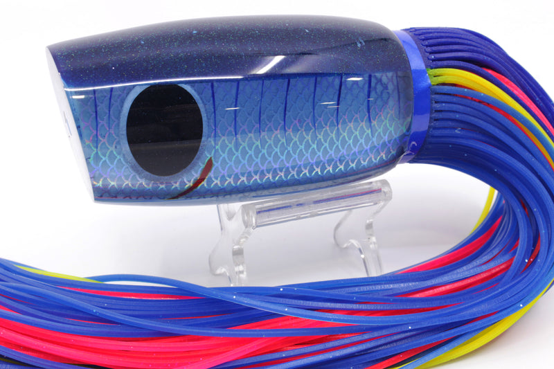 Amaral Lures Ice Blue Rainbow Scale Blue Back Naja 16" 14.5oz Blue/Pink
