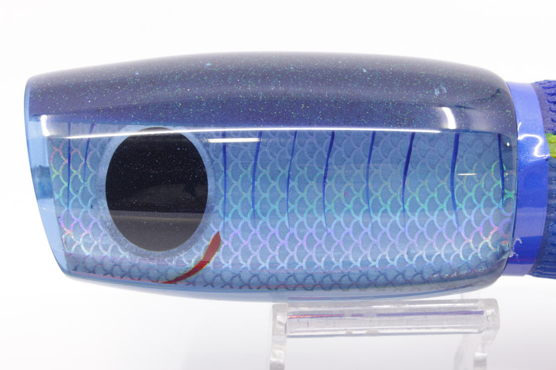 Amaral Lures Ice Blue Rainbow Scale Blue Back Naja 16" 14.5oz Blue/Pink
