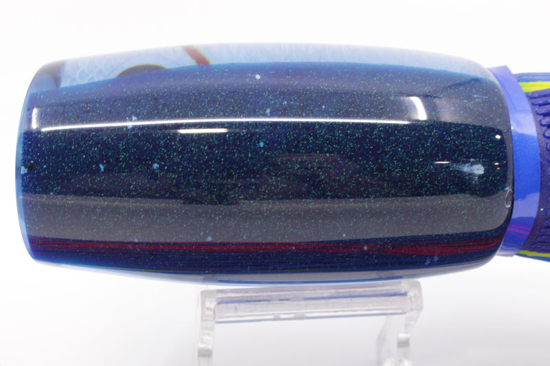 Amaral Lures Ice Blue Rainbow Scale Blue Back Naja 16" 14.5oz Blue/Pink