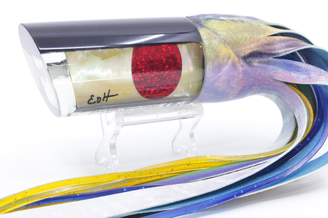 Marlin Magic Golden MOP Black Back Red Eyes Papa George 12" 9oz ALV Yellowfin