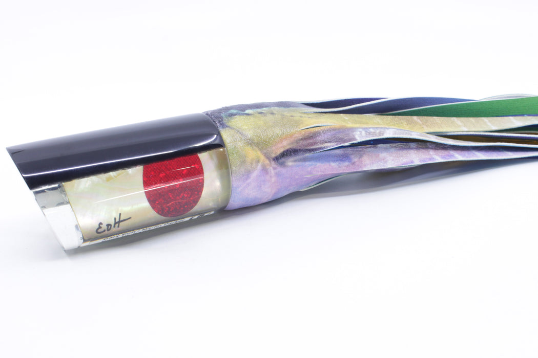 Marlin Magic Golden MOP Black Back Red Eyes Papa George 12" 9oz ALV Yellowfin