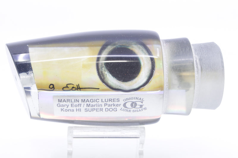 Marlin Magic Golden MOP Black Back Taxidermy Eyes Super Dog 16" 12oz