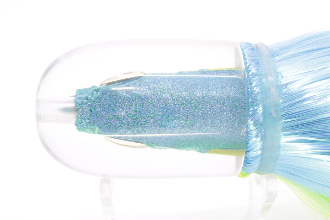 Aloha Lures Ice Blue-Turquoise Back Large Magic Malolo 12" 7oz Strobez Ice Blue-Green