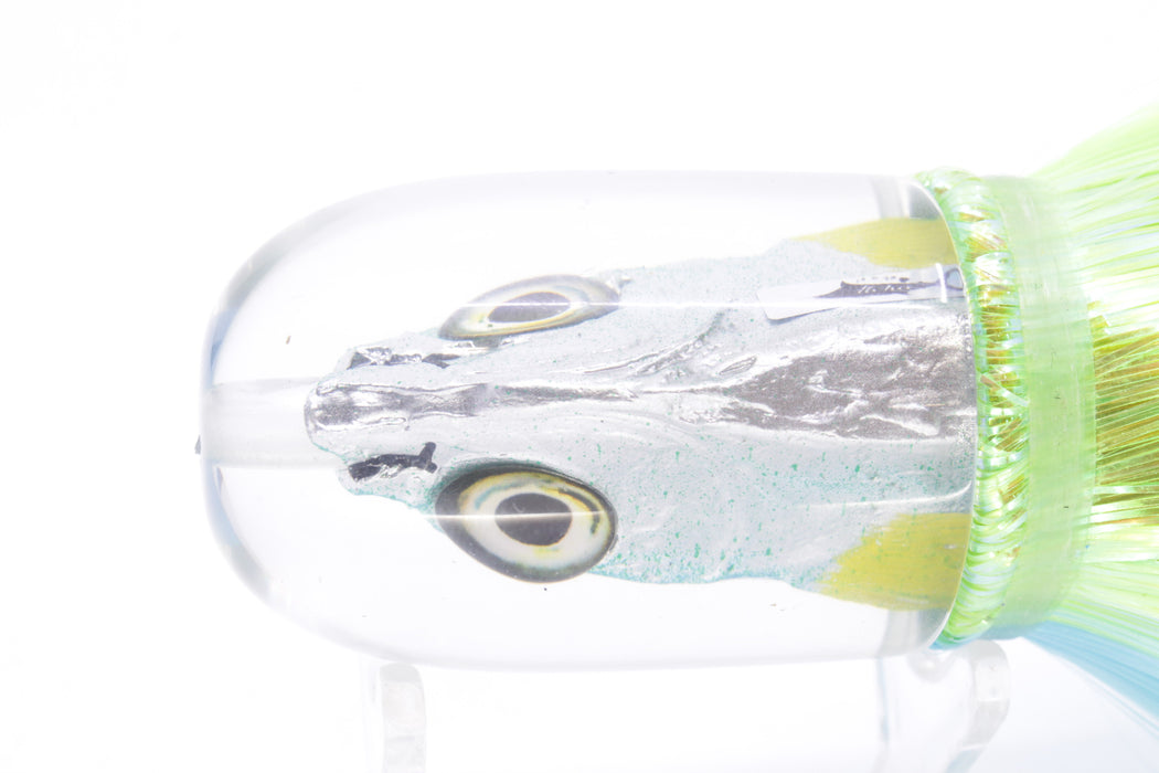 Aloha Lures Ice Blue-Turquoise Back Large Magic Malolo 12" 7oz Strobez Ice Blue-Green