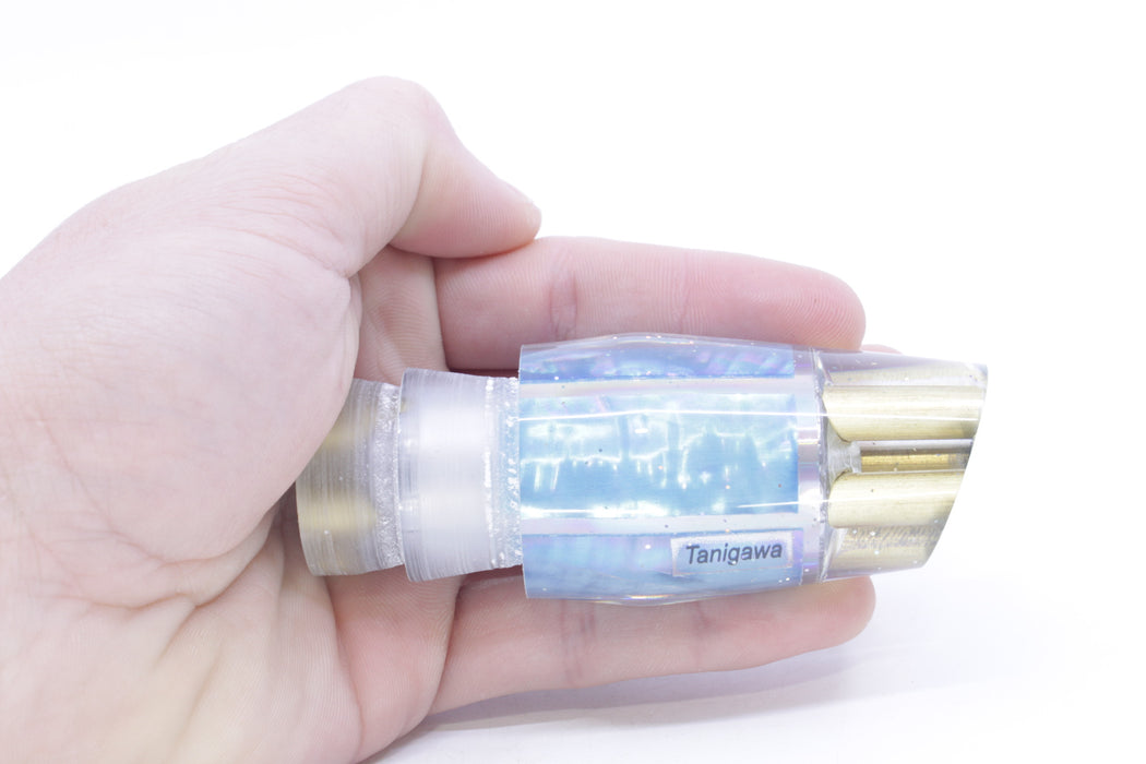 Tanigawa Lures Ice Blue MOP 4-Hole Slant 9"+ 7.5oz