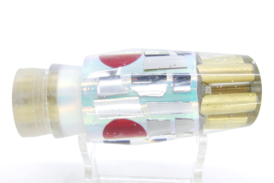 Tanigawa Lures Ice Rainbow Cracked Glass 4-Hole Slant 9"+ 7.5oz