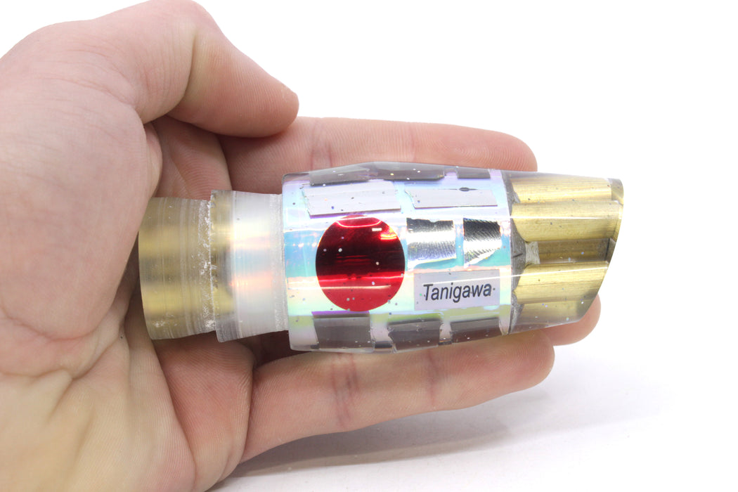 Tanigawa Lures Ice Rainbow Cracked Glass 4-Hole Slant 9"+ 7.5oz