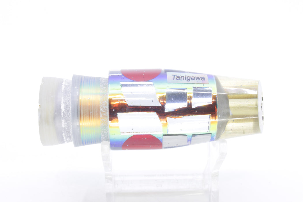 Tanigawa Lures Sunset Rainbow Cracked Glass 2-Hole Slant 9"+ 8oz