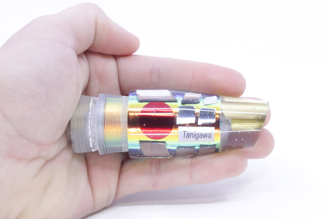 Tanigawa Lures Sunset Rainbow Cracked Glass 2-Hole Slant 9"+ 8oz