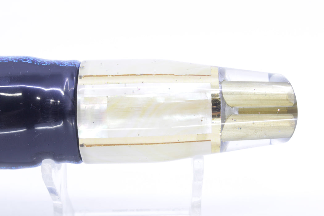 Tanigawa Lures Golden MOP 2-Hole Slant 9"+ 11oz Skirted Yellowfin