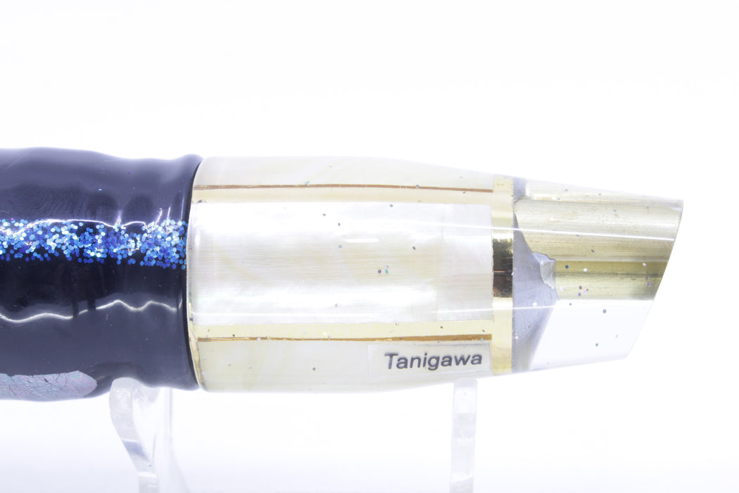 Tanigawa Lures Golden MOP 2-Hole Slant 9"+ 11oz Skirted Yellowfin