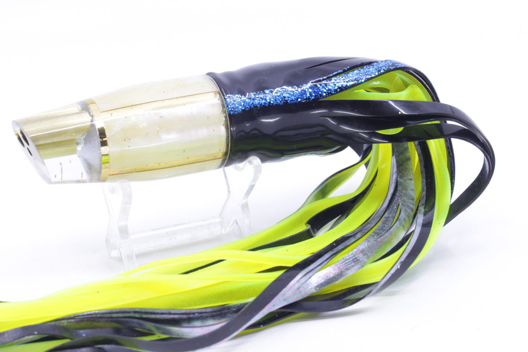 Tanigawa Lures Golden MOP 2-Hole Slant 9"+ 11oz Skirted Yellowfin