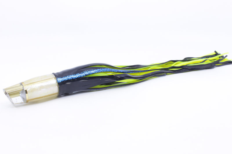 Tanigawa Lures Golden MOP 2-Hole Slant 9"+ 11oz Skirted Yellowfin