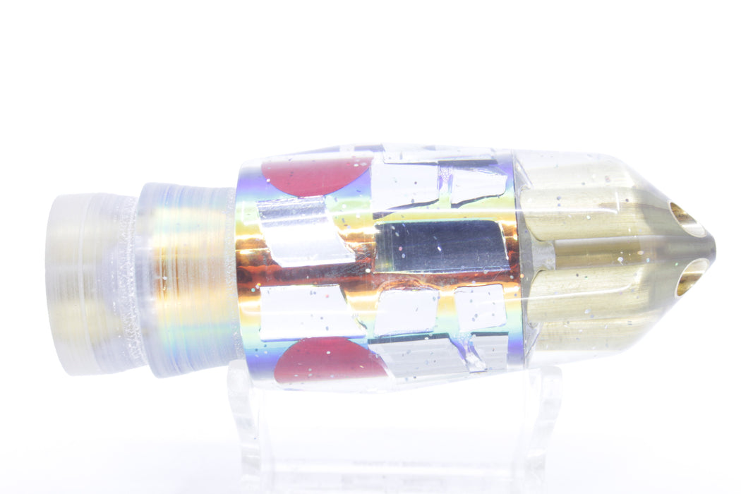 Tanigawa Lures Sunset Rainbow Cracked Glass American Express 4-H Bullet 9"+ 8oz