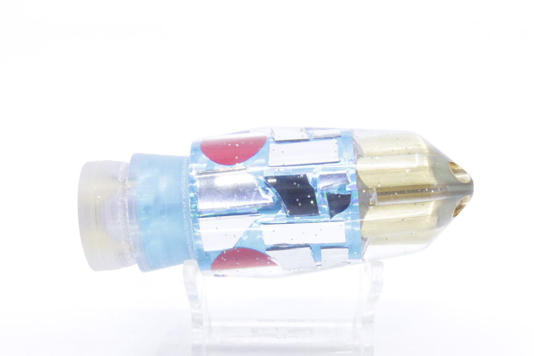 Tanigawa Lures Ice Blue Rainbow Cracked Glass American Express 4-H Bullet 9"+ 8oz