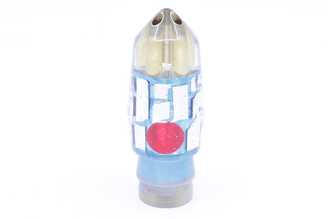 Tanigawa Lures Ice Blue Rainbow Cracked Glass American Express 4-H Bullet 9"+ 8oz