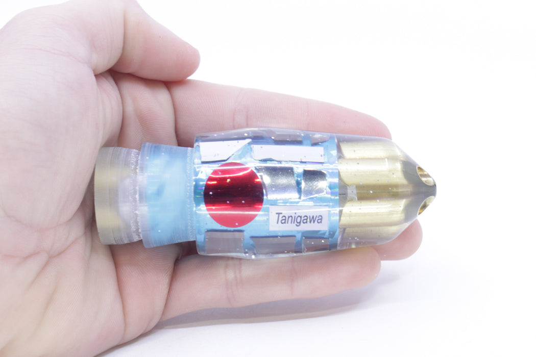Tanigawa Lures Ice Blue Rainbow Cracked Glass American Express 4-H Bullet 9"+ 8oz