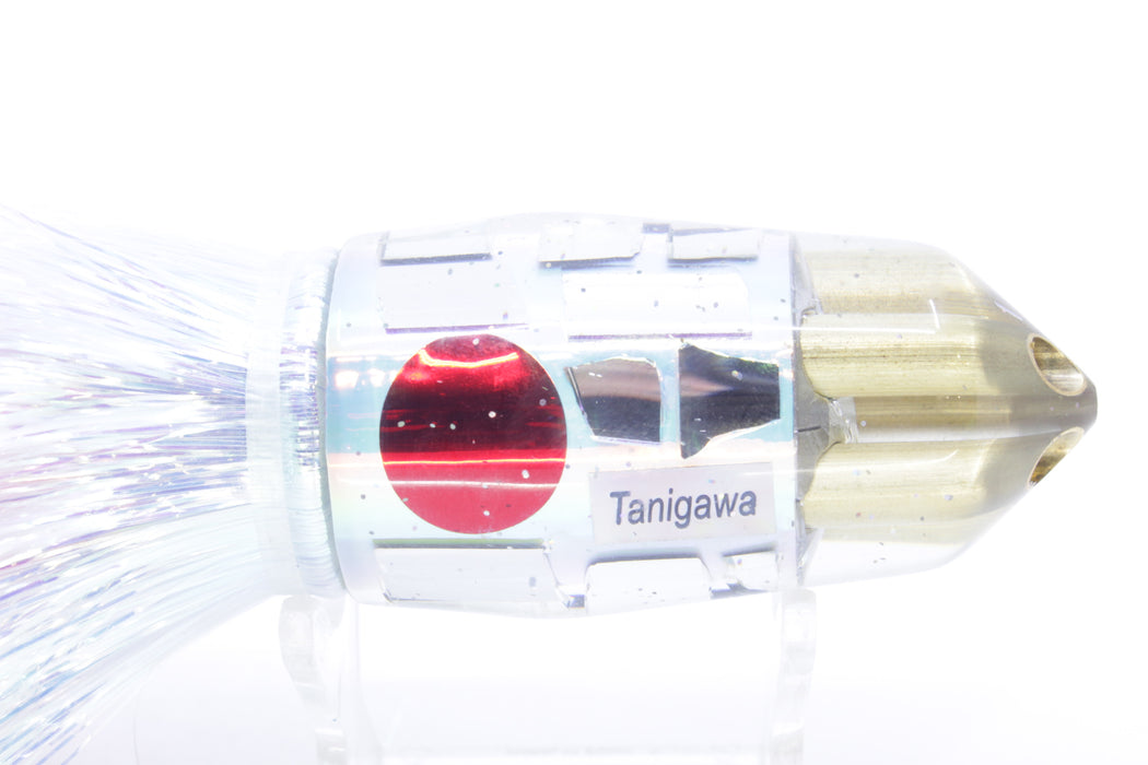 Tanigawa Lures Ice Rainbow Cracked Glass American Express 4-H Bullet 9"+ 9oz Flashabou