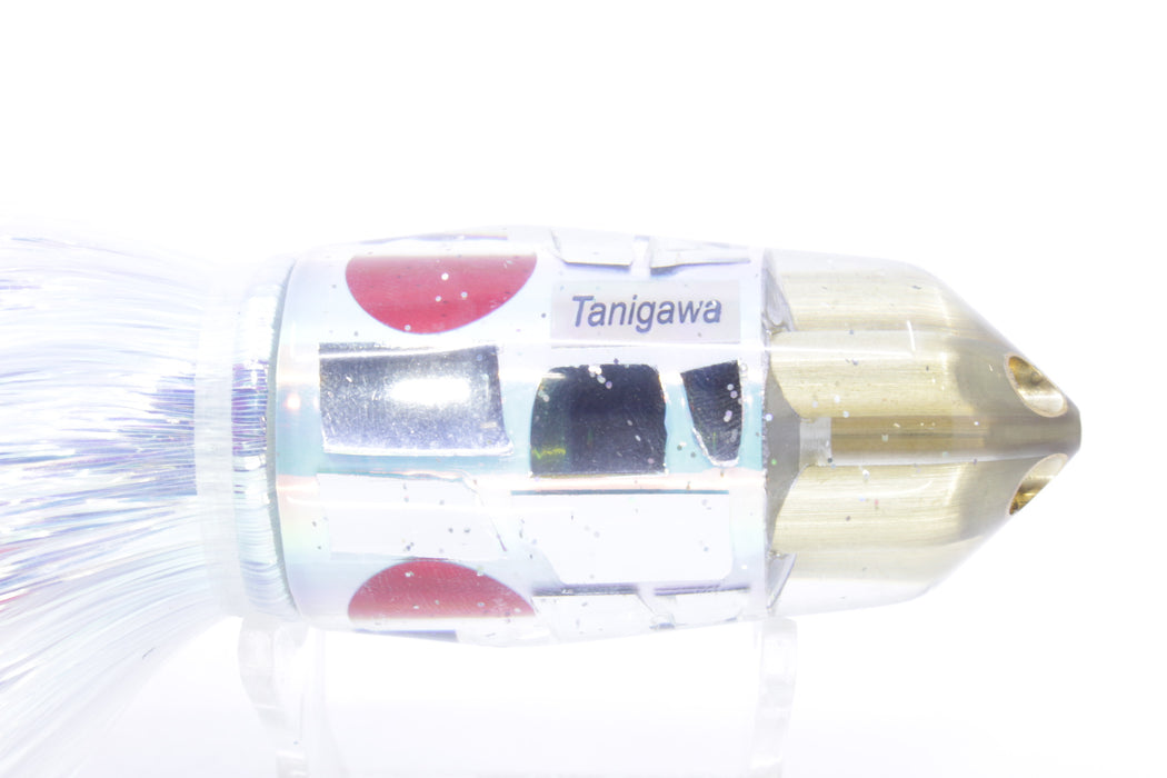 Tanigawa Lures Ice Rainbow Cracked Glass American Express 4-H Bullet 9"+ 9oz Flashabou
