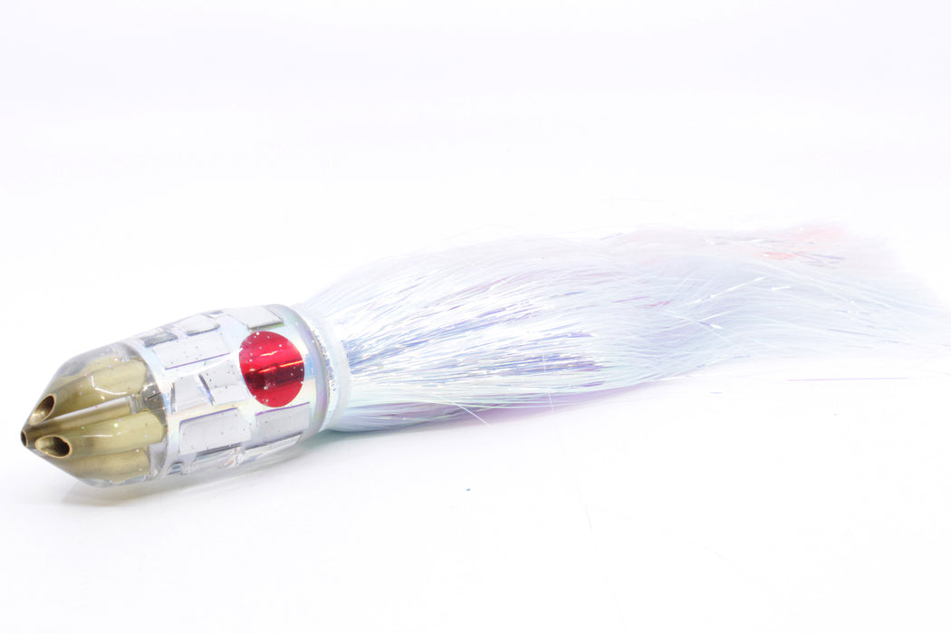 Tanigawa Lures Ice Rainbow Cracked Glass American Express 4-H Bullet 9"+ 9oz Flashabou