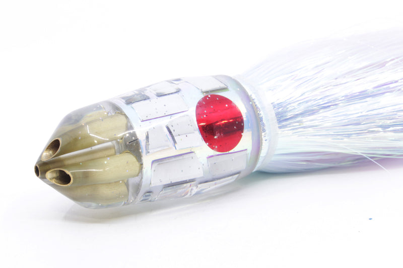 Tanigawa Lures Ice Rainbow Cracked Glass American Express 4-H Bullet 9"+ 9oz Flashabou