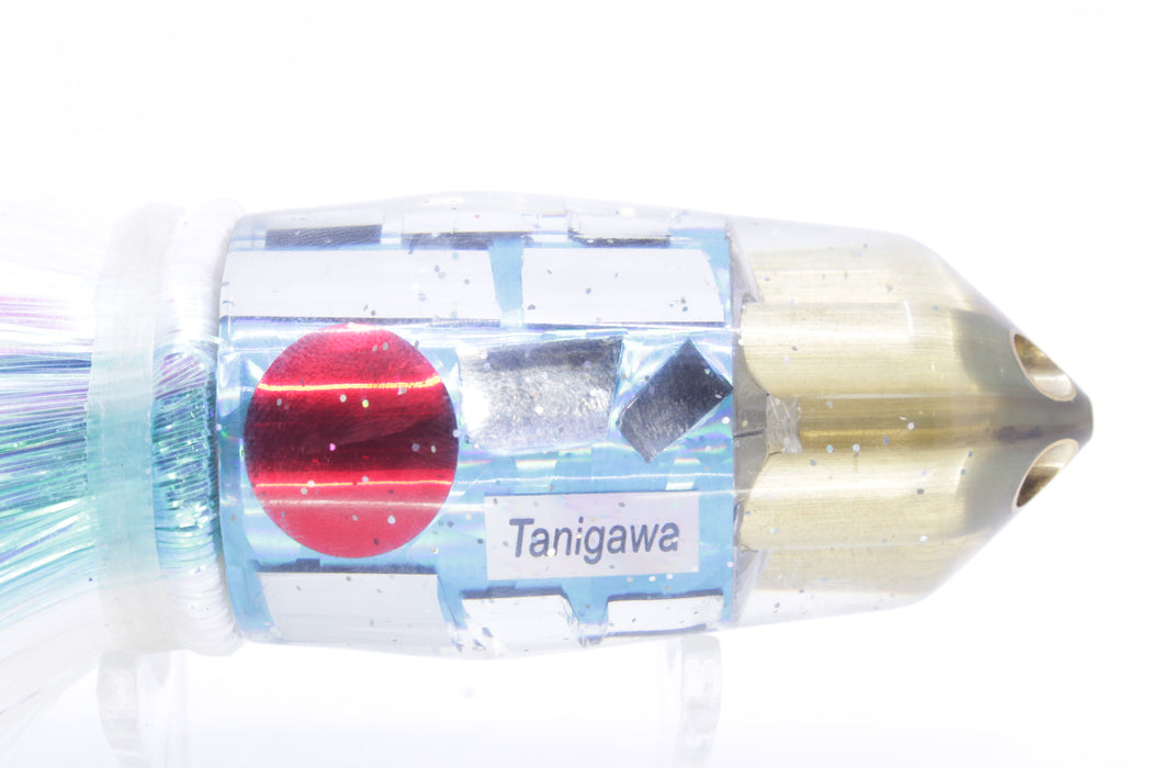 Tanigawa Lures Ice Blue Rainbow Cracked Glass American Express 4-H Bullet 9"+ 9oz Strobez