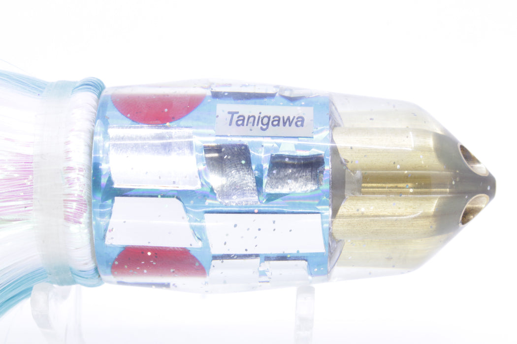 Tanigawa Lures Ice Blue Rainbow Cracked Glass American Express 4-H Bullet 9"+ 9oz Strobez
