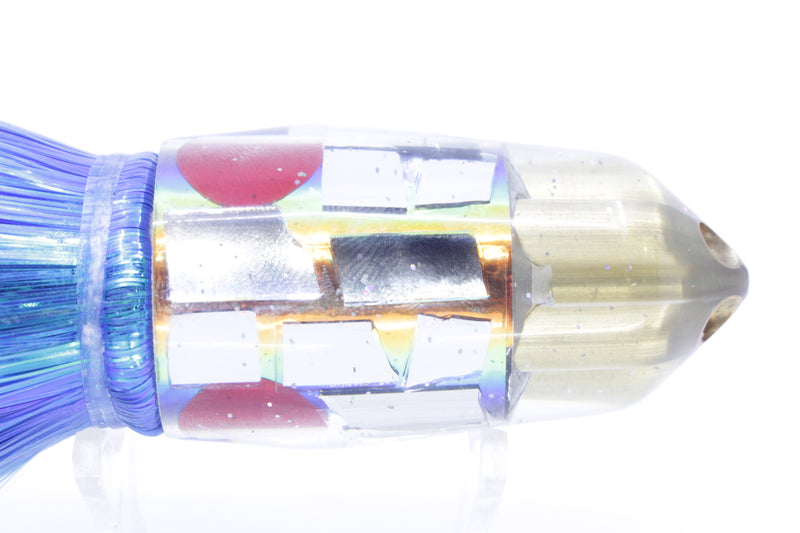 Tanigawa Lures Sunset Rainbow Cracked Glass American Express 4-H Bullet 9"+ 9oz Strobez
