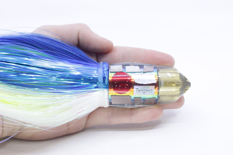 Tanigawa Lures Sunset Rainbow Cracked Glass American Express 4-H Bullet 9"+ 9oz Strobez