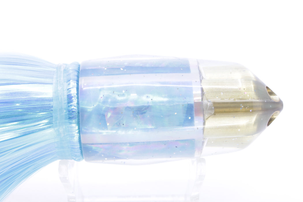 Tanigawa Lures Ice Blue MOP American Express 4-H Bullet 9"+ 9oz Strobez Ice Blue-White EZ-K