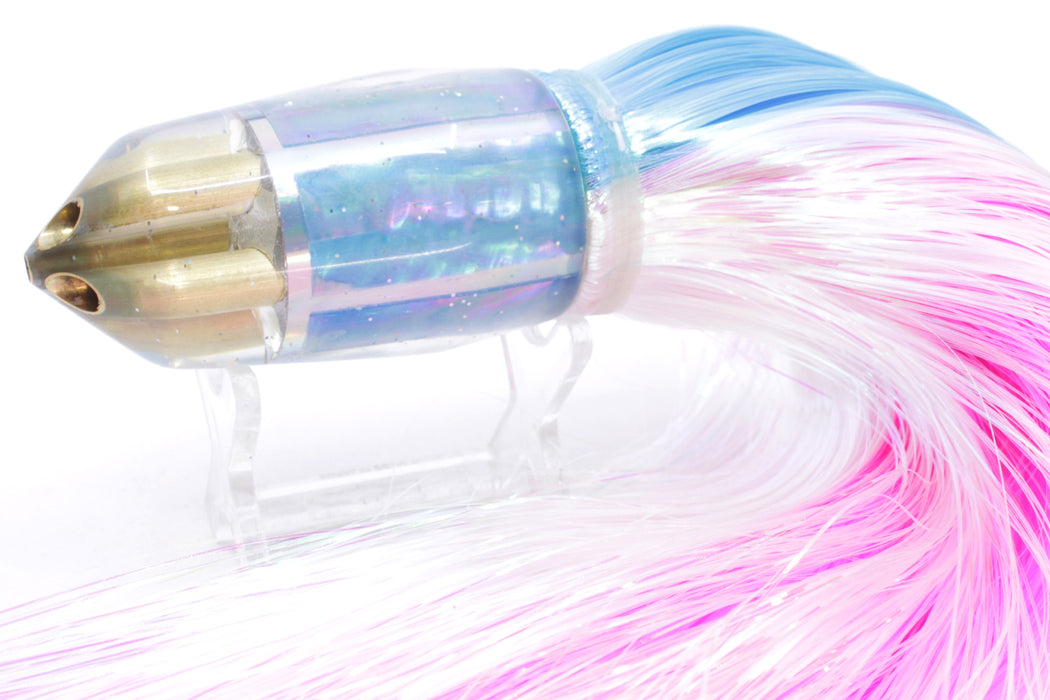 Tanigawa Lures Ice Blue MOP American Express 4-H Bullet 9"+ 9oz Strobez Ice Blue-White EZ-K