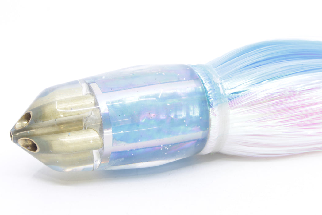 Tanigawa Lures Ice Blue MOP American Express 4-H Bullet 9"+ 9oz Strobez Ice Blue-White EZ-K