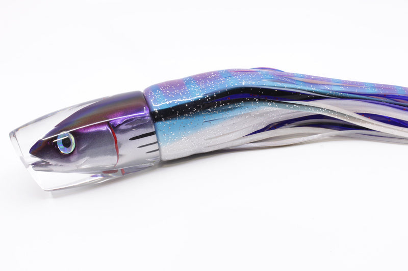 JB Signature Lures Skipjack Deep Purple-Plum Back Large Thumper 12" 8.8oz Skirted EZ-K