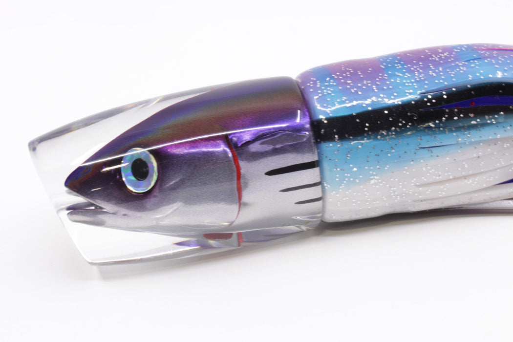 JB Signature Lures Skipjack Deep Purple-Plum Back Large Thumper 12" 8.8oz Skirted EZ-K