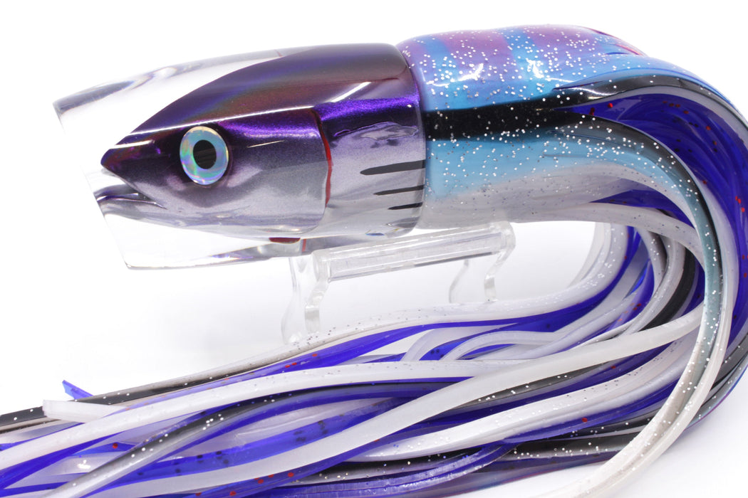 JB Signature Lures Skipjack Deep Purple-Plum Back Large Thumper 12" 8.8oz Skirted EZ-K