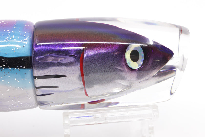 JB Signature Lures Skipjack Deep Purple-Plum Back Large Thumper 12" 8.8oz Skirted EZ-K