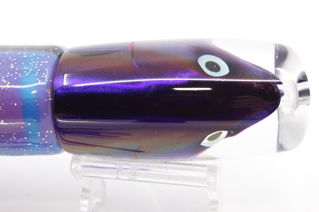 JB Signature Lures Skipjack Deep Purple-Plum Back Large Thumper 12" 8.8oz Skirted EZ-K