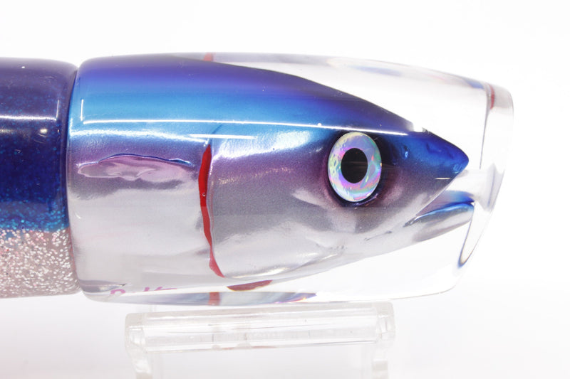 JB Signature Lures Pink-Silver Blue Back Large Thumper 12" 8.8oz Skirted Blue-Silver/Pink EZ-K