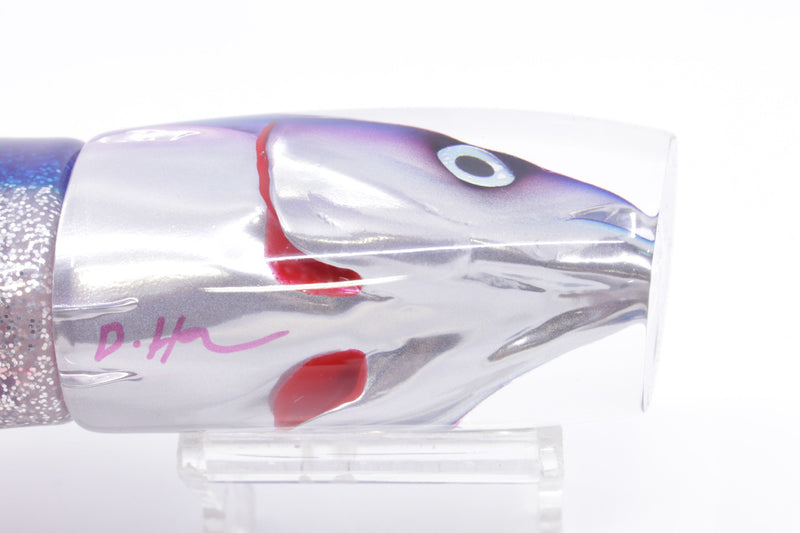 JB Signature Lures Pink-Silver Blue Back Large Thumper 12" 8.8oz Skirted Blue-Silver/Pink EZ-K