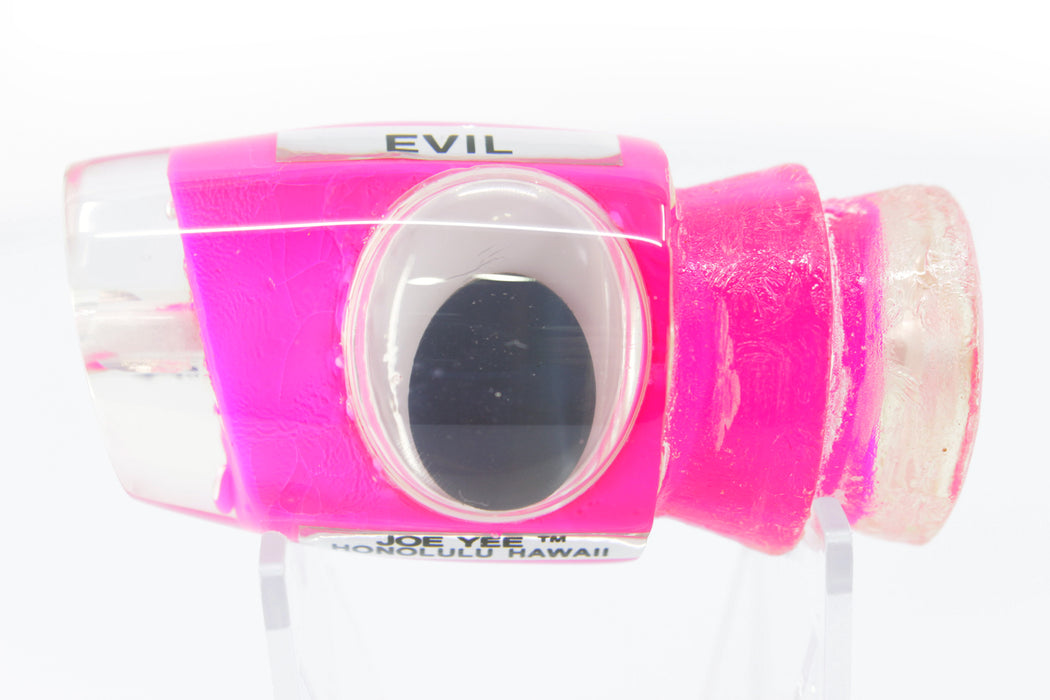 Joe Yee Hot Pink Pearl Teddy Bear Eyes "Evil" Apollo 12" 2.8oz