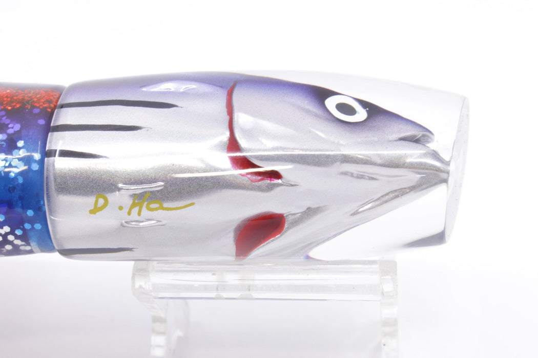 JB Signature Lures Skipjack Deep Purple Back Medium Plunger 9" 5oz Skirted EZ-K