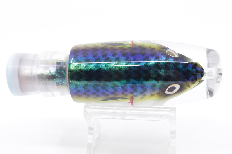 JB Signature Lures Green Mackerel Medium Plunger 9" 3.7oz Skirted
