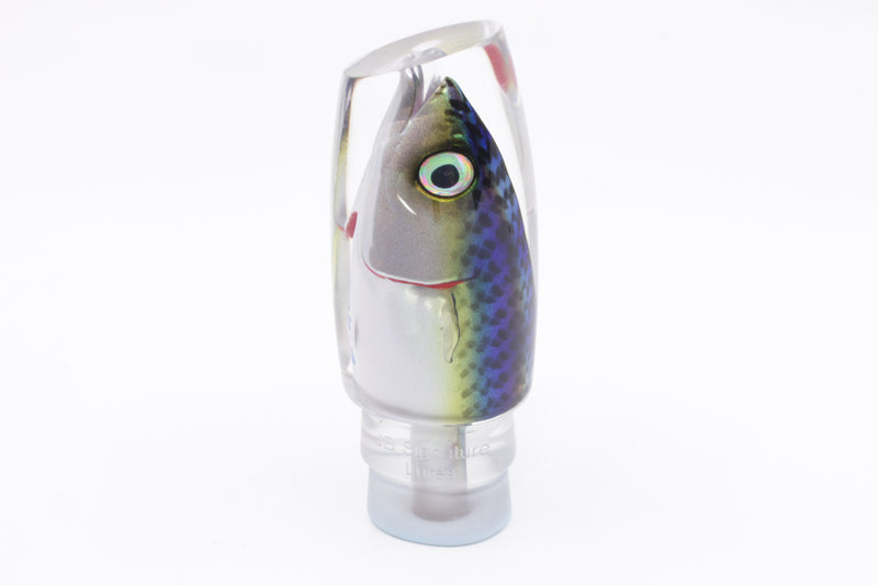 JB Signature Lures Green Mackerel Medium Plunger 9" 3.7oz Skirted