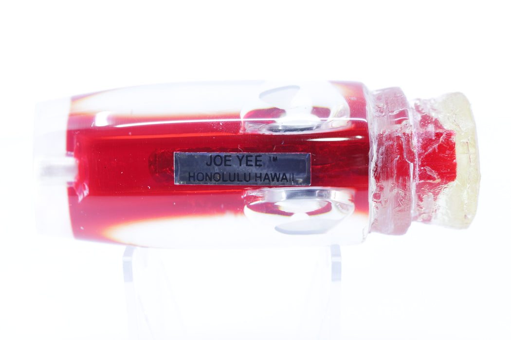 Joe Yee Transparent Red Pearl Teddy Bear Eyes "Big Evil" Medium Plunger 12" 4.5oz