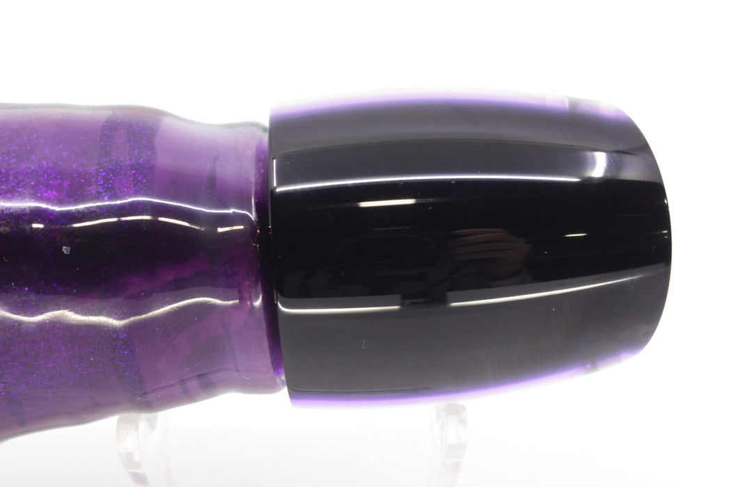 Moyes Lures Skipjack Paua-MOP Black-Purple Back Bushmaster 12" 10oz Skirted