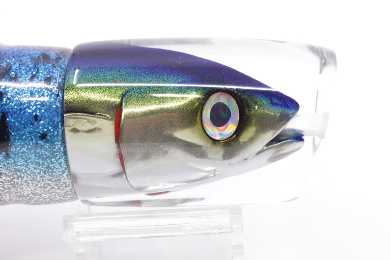 JB Signature Lures Mackerel Scad (Opelu) Large Shorty 12" 8oz Skirted Blue-Pink-Silver
