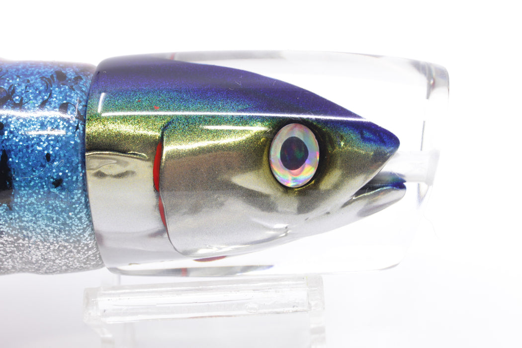 JB Signature Lures Mackerel Scad (Opelu) Large Shorty 12" 8oz Skirted Blue-Pink-Silver
