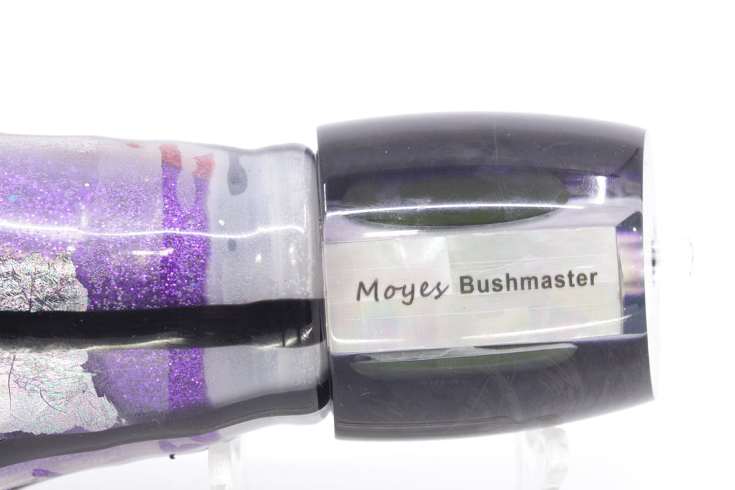 Moyes Lures Skipjack Paua-MOP Black-Purple Back Bushmaster 12" 10oz Skirted