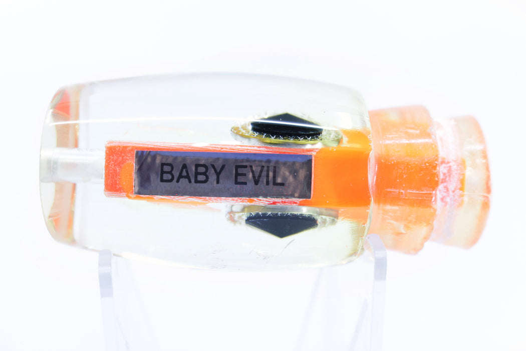 Joe Yee Orange Pearl Black-Metallic Eyes Joey Boy "Baby Evil" 9" 2.5oz