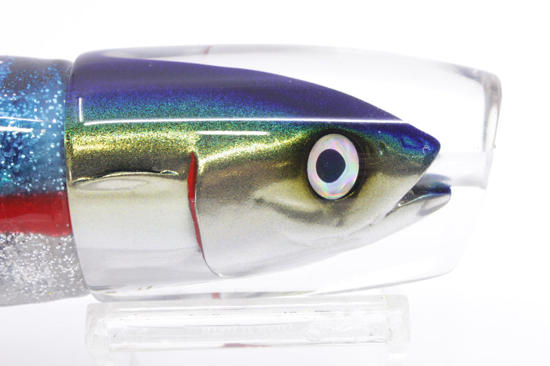 JB Signature Lures Mackerel Scad (Opelu) Medium Straight Shooter 9" 5.5oz Skirted